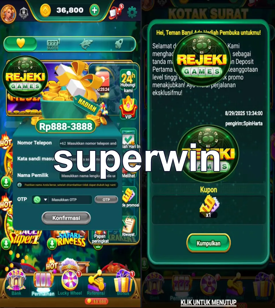 superwin Tangkapan Layar - APK Resmi